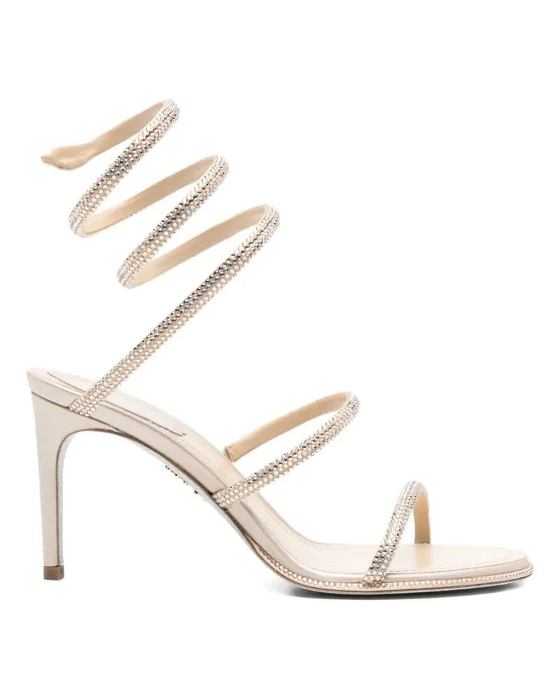 René Caovilla Verzierte Cleo Sandalen - Nude Nude