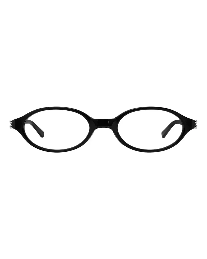 Gentle Monster Ivy Brille mit ovalem Gestell - Schwarz Schwarz