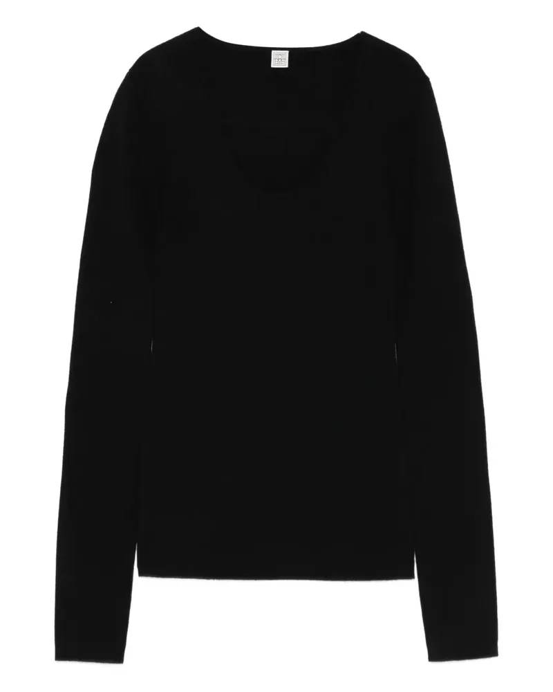 Totême Pullover aus Merinowolle - Schwarz Schwarz