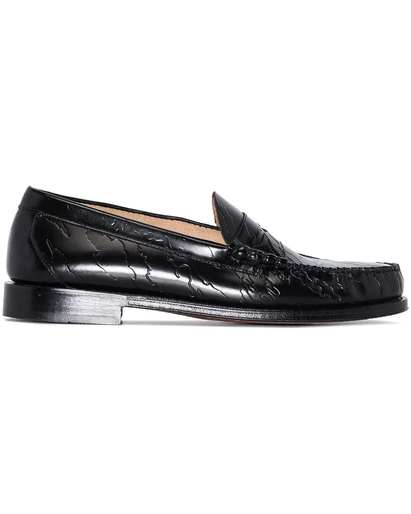 G.H. Bass & Co. x Maharishi Weejun Larson Loafer - Schwarz Schwarz
