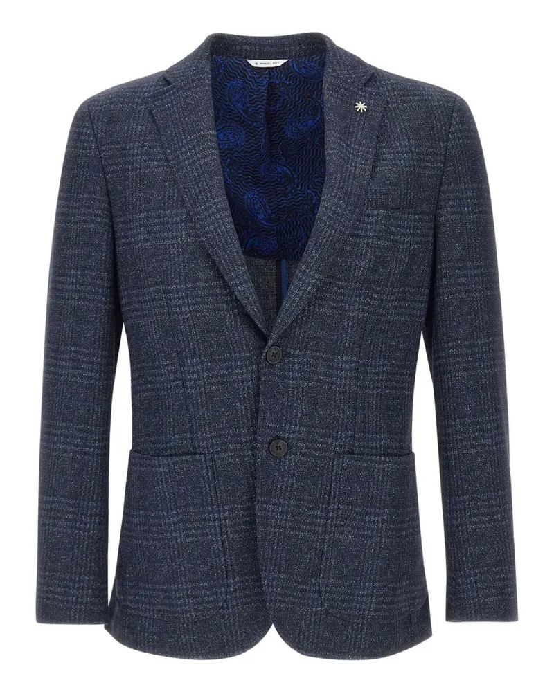 Manuel Ritz single-breasted blazer - Blau Blau