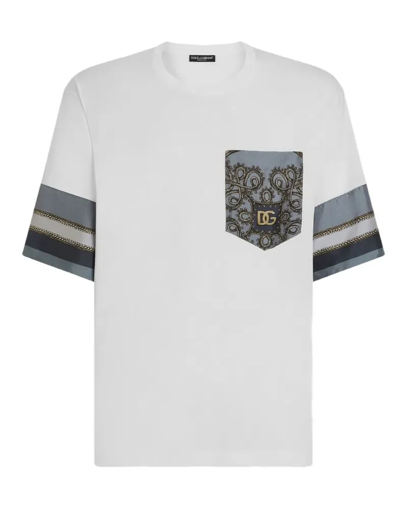 Dolce & Gabbana T-Shirt mit Print - Weiß Weiß