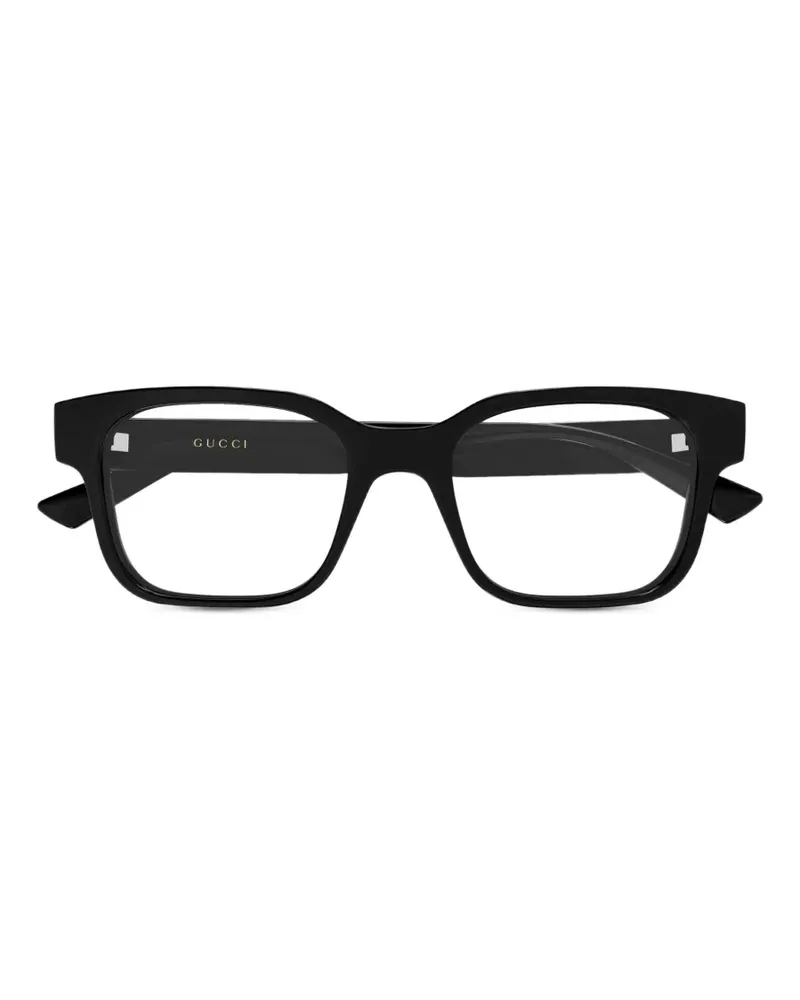 Gucci square-frame glasses - Schwarz Schwarz