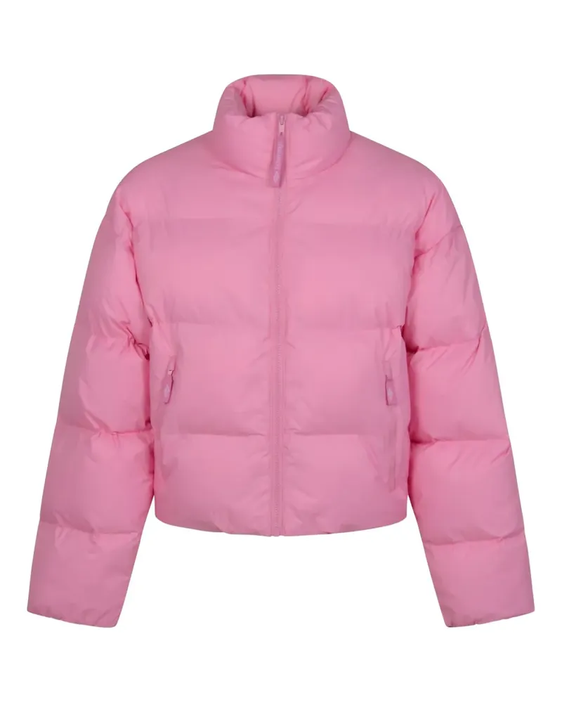 Balenciaga Gefütterte Jacke mit Logo-Stickerei - Rosa Rosa