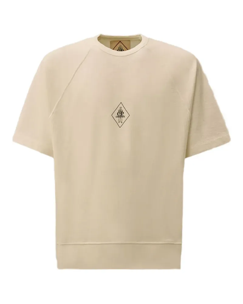 C.P. Company Sweatshirt mit Raglanärmeln - Weiß Weiß