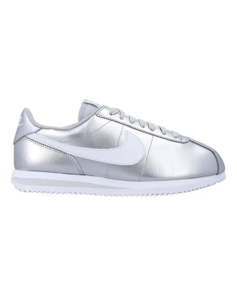 Nike Cortez metallic sneakers - Silber Silber