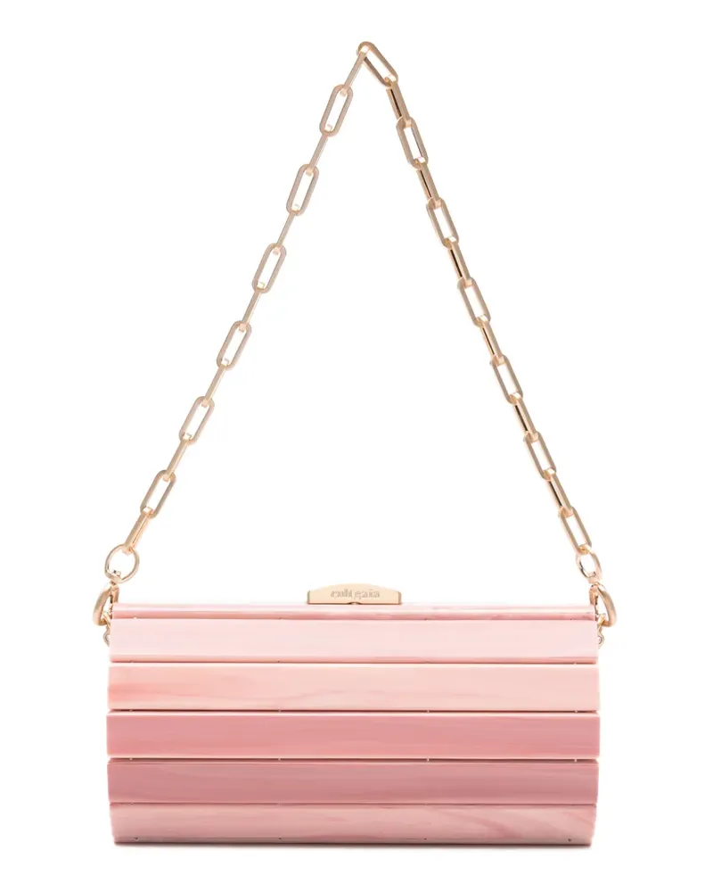 Cult Gaia Mini Rolie Polie Clutch mit Kette - Rosa Rosa