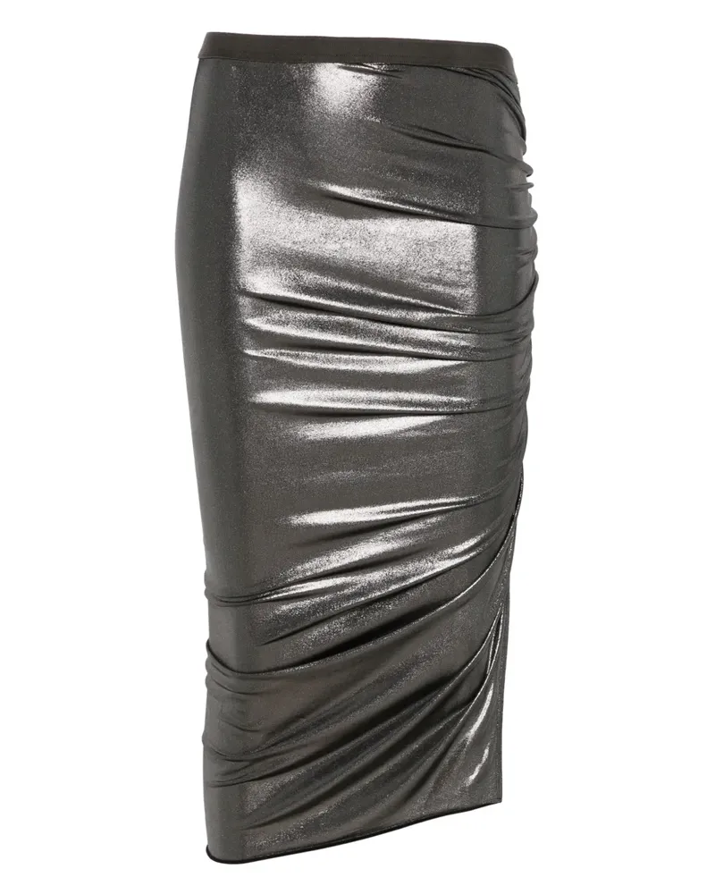 Rick Owens Lilies Svita Midirock - Grau Grau
