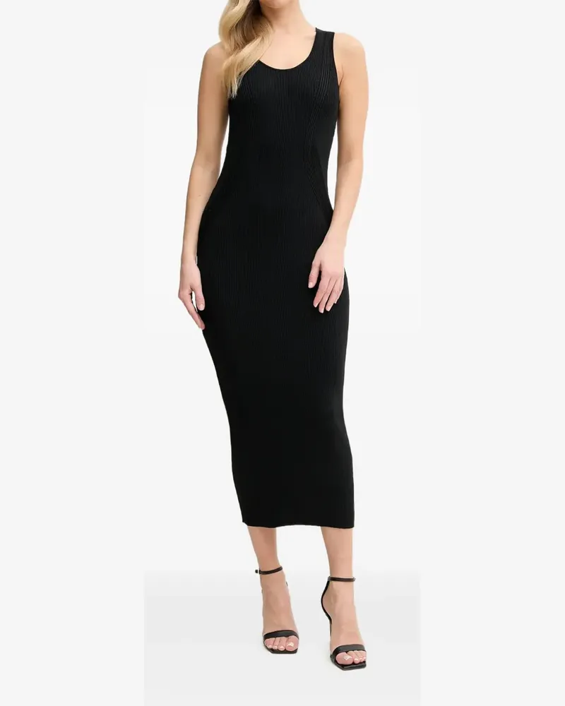 Armani Exchange Ärmelloses Strickkleid - Schwarz Schwarz