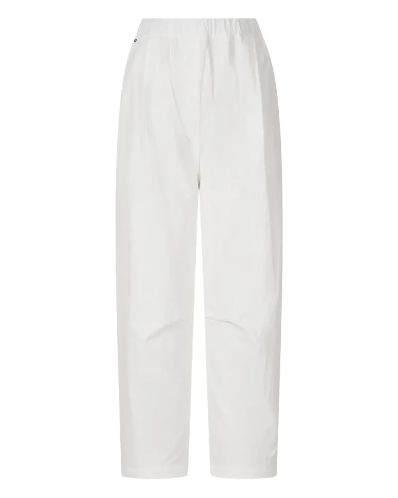 STUDIO TOMBOY Elasticated Baggy Cotton Trousers - Weiß Weiß