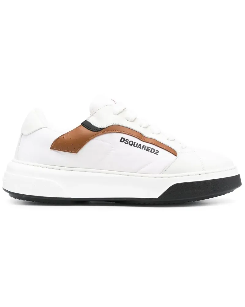 Dsquared2 Sneakers mit Logo-Print - Weiß Weiß