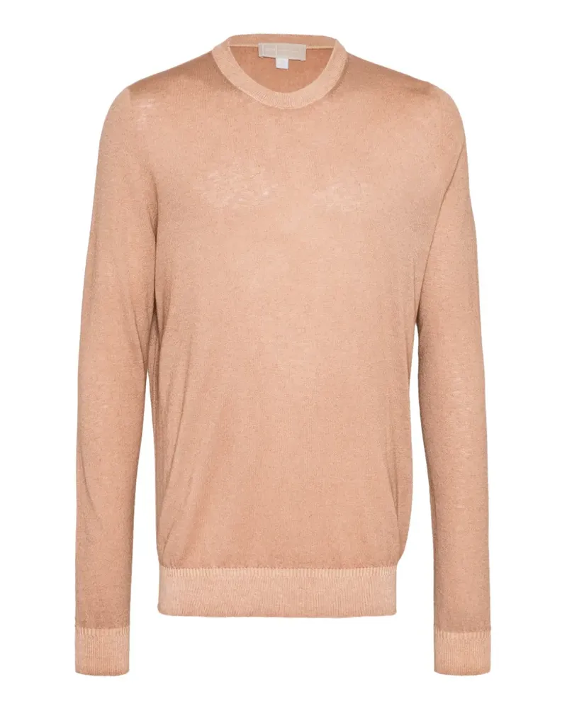 120% Lino Langärmeliger Pullover - Braun Braun