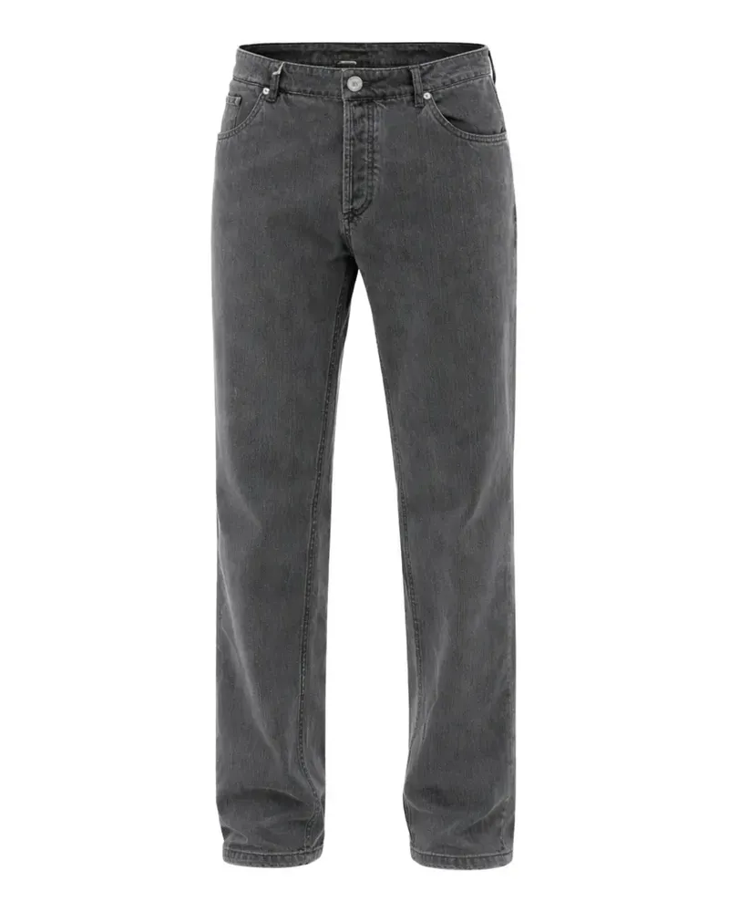 Brunello Cucinelli straight-leg five-pocket jeans - Grau Grau
