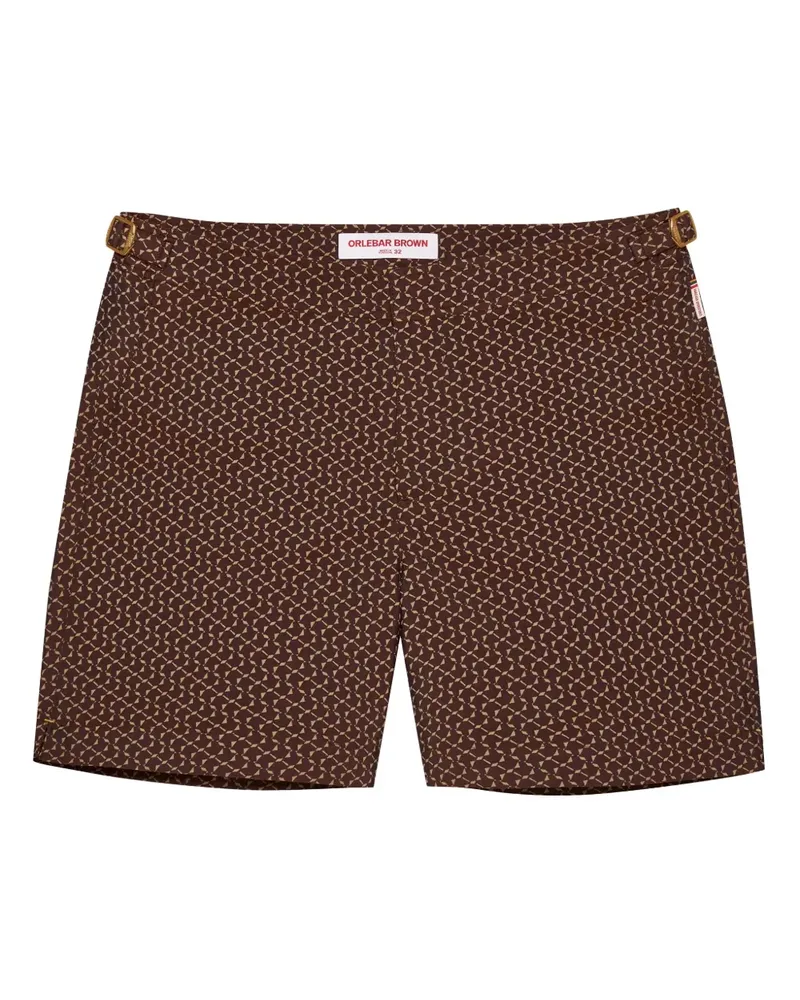 Orlebar Brown Bulldog Badeshorts - Braun Braun