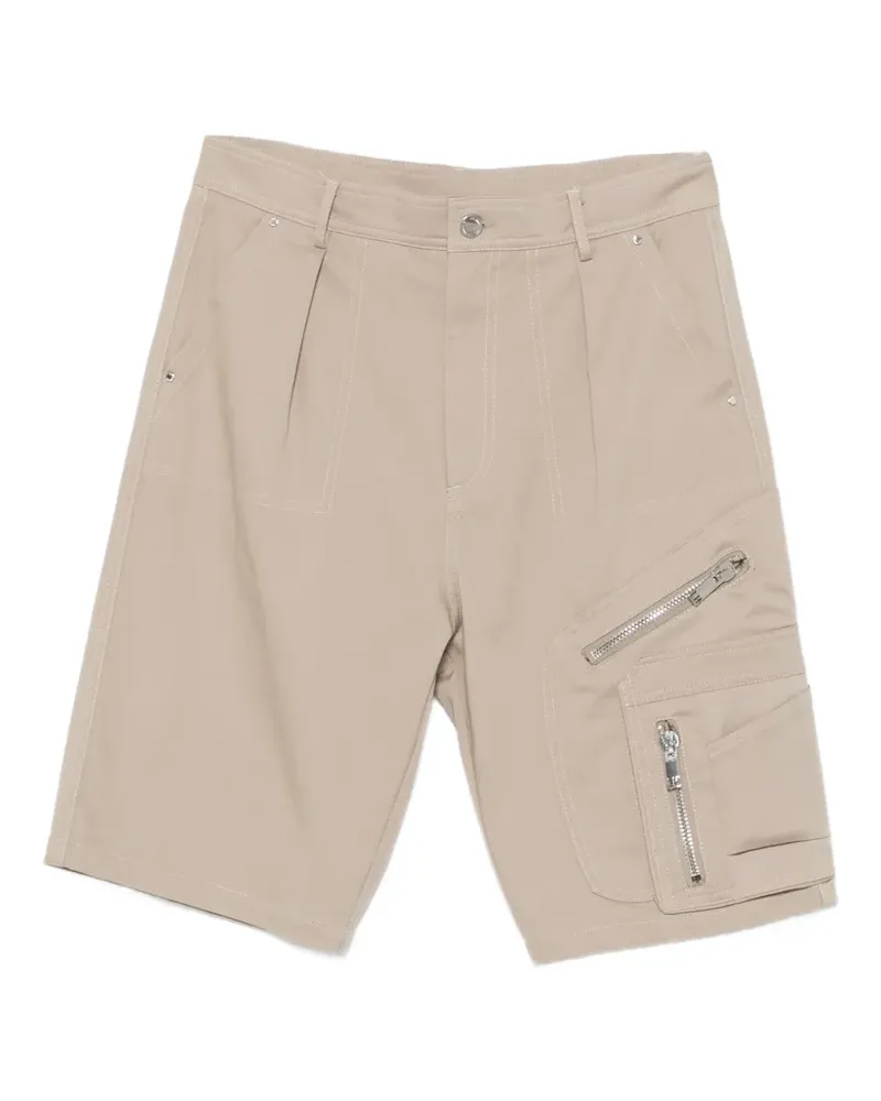 Les Hommes Shorts mit Reißverschlusstaschen - Nude Nude