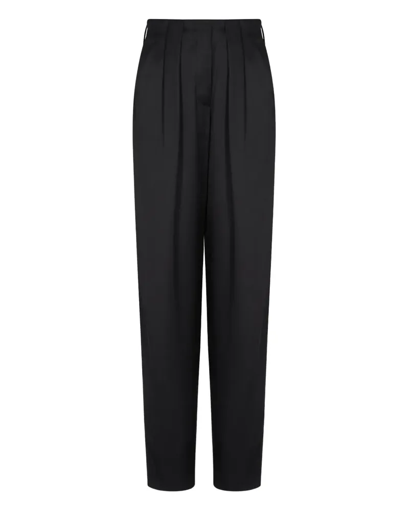 Giorgio Armani Hose mit Bundfalten - Schwarz Schwarz