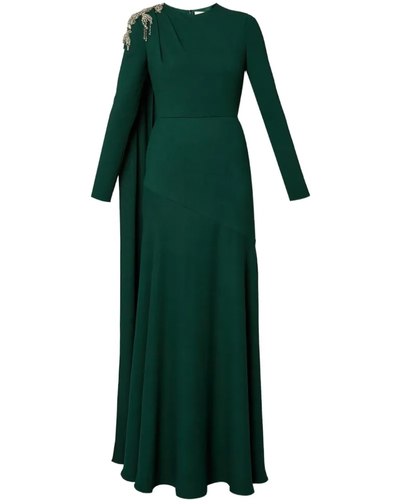Erdem Langärmeliges Abendkleid - Grün Grün