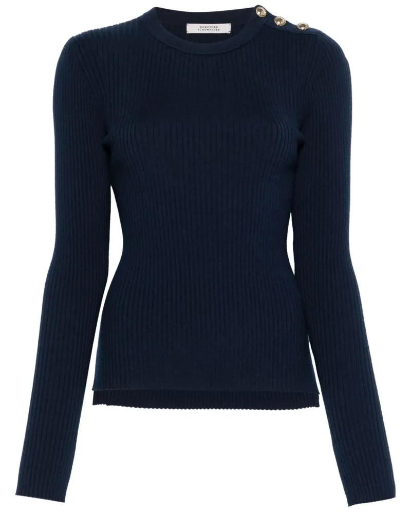 Dorothee Schumacher Pullover mit Schulterknöpfen - Blau Blau