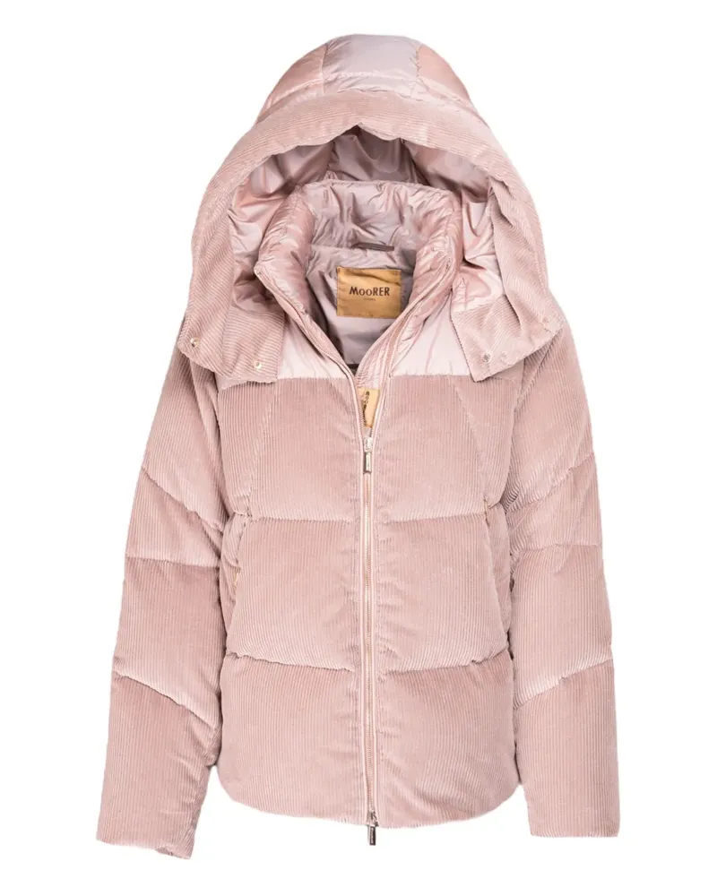 MOORER Klassische Cordjacke - Rosa Rosa
