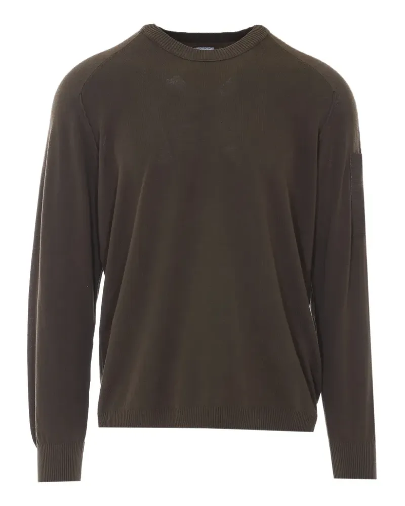 C.P. Company Lens-detail round-neck sweater - Grün Grün