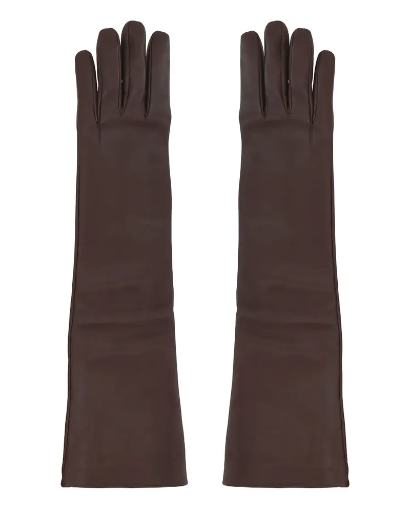 Brunello Cucinelli leather gloves - Braun Braun