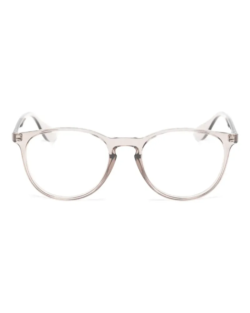 Ray Ban Erika Brille mit rundem Gestell - Grau Grau