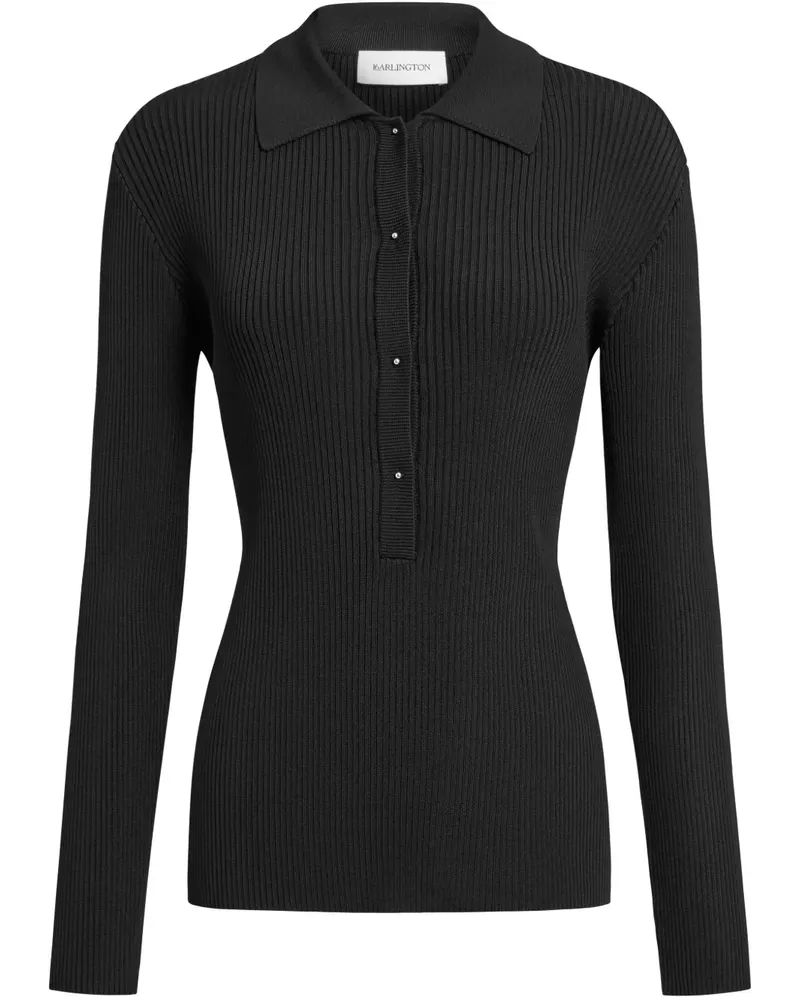 16ARLINGTON Cisca Poloshirt - Schwarz Schwarz
