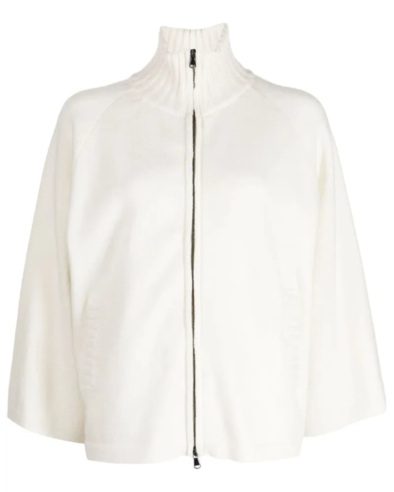 Pringle of Scotland Cardigan mit Reißverschluss - Nude Nude