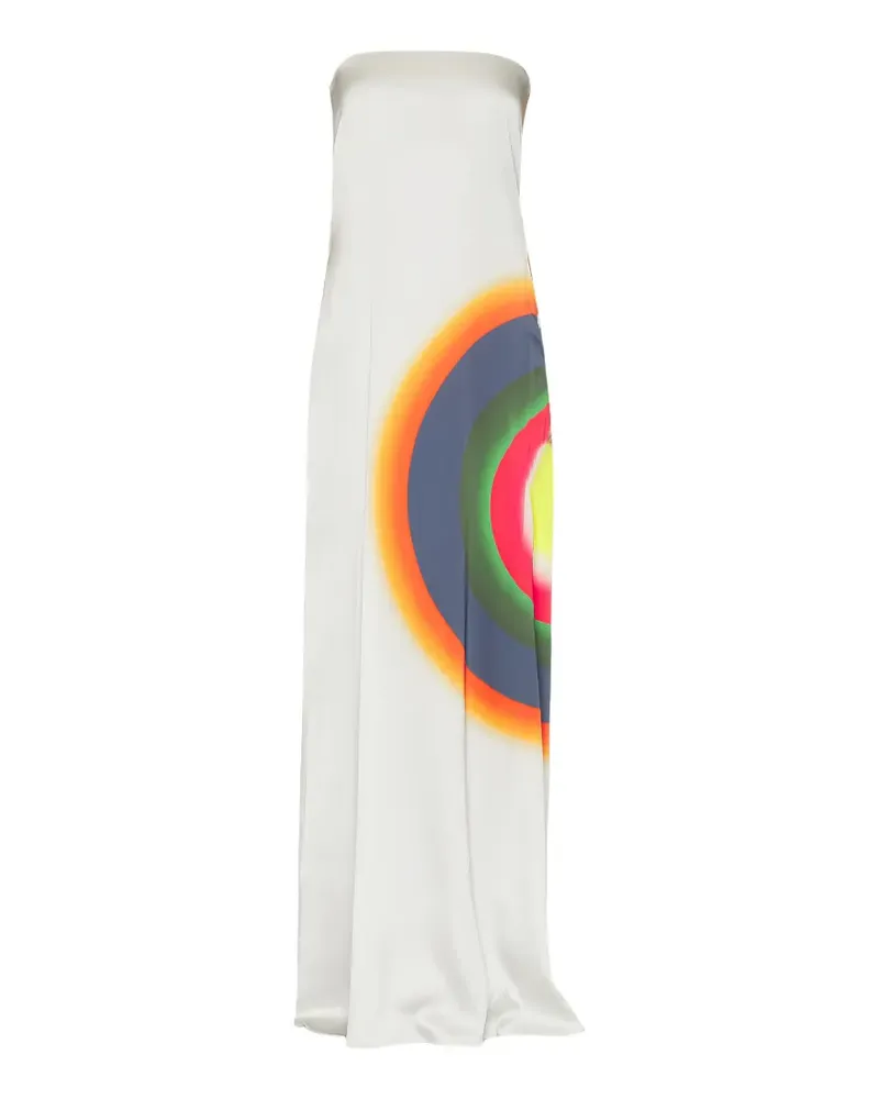 Silvia Tcherassi Bahiana graphic-print dress - Weiß Weiß