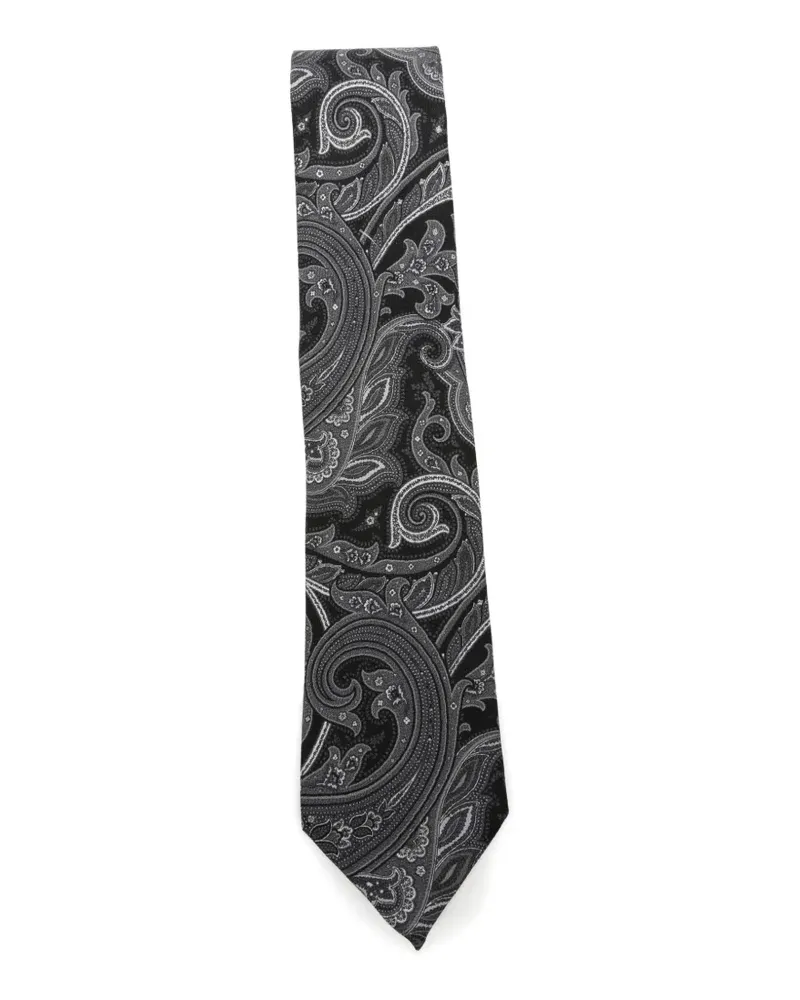 Gabriele Pasini paisley-print tie - Grau Grau
