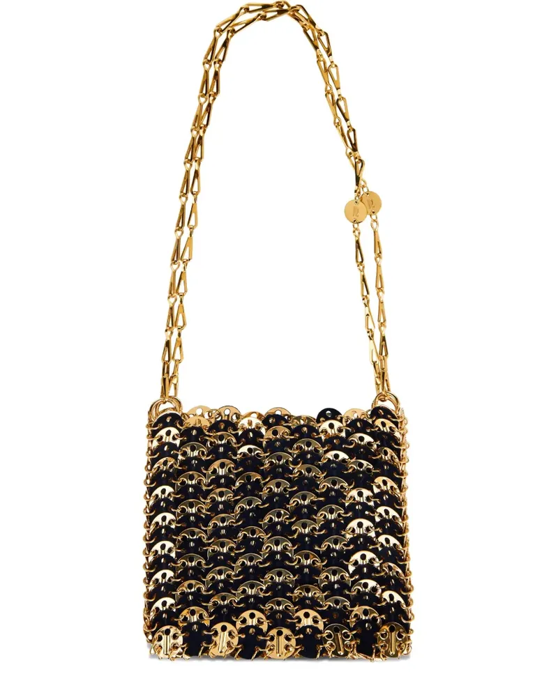 Paco Rabanne Mini-Tasche mit doppeltem Henkel - Gold Gold