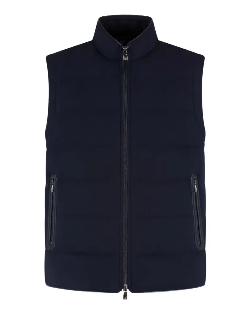 Corneliani Gesteppte Weste - Blau Blau