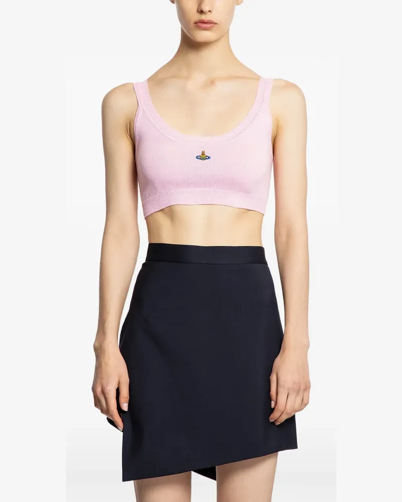 Vivienne Westwood Bea embroidered tank top - Rosa Rosa