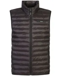 Calvin Klein logo-patch gilet Schwarz