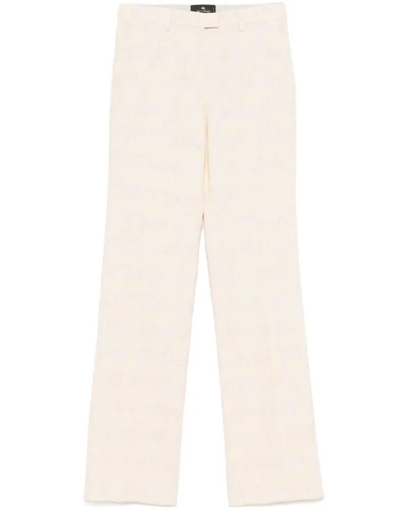 Etro Karierte Hose - Gelb Gelb