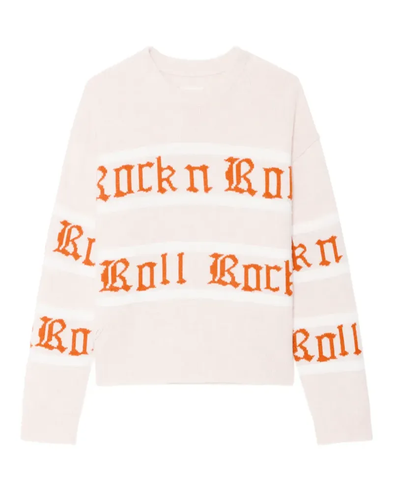 Zadig & Voltaire Markuz Pullover mit Streifenmuster - Nude Nude