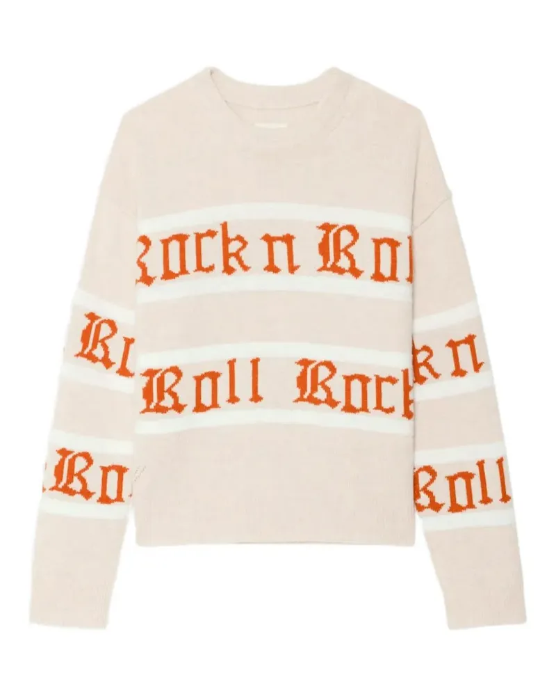 Zadig & Voltaire Markuz Pullover mit Streifenmuster - Rosa Rosa