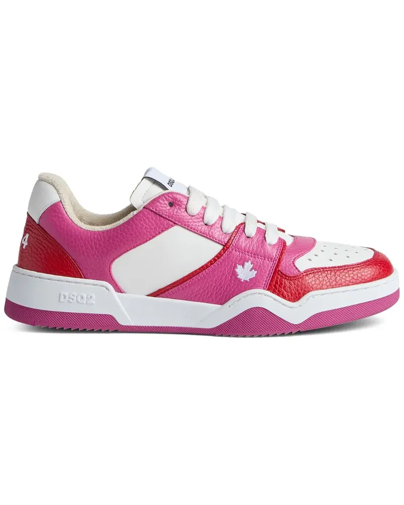 Dsquared2 Sneakers mit Kontrasteinsätzen - Weiß Weiß