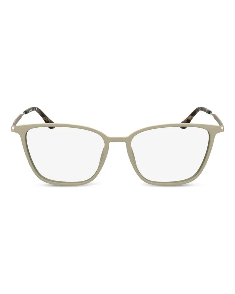 Lacoste Brille mit eckigem Gestell - Braun Braun