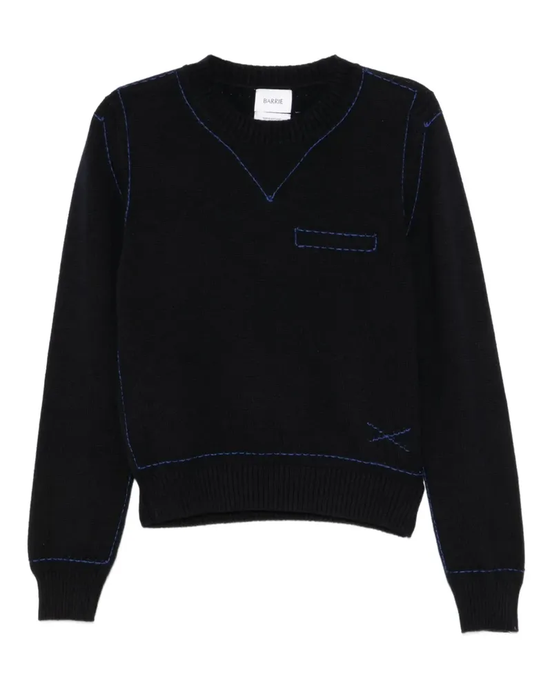Barrie Pullover mit Ziernähten - Schwarz Schwarz