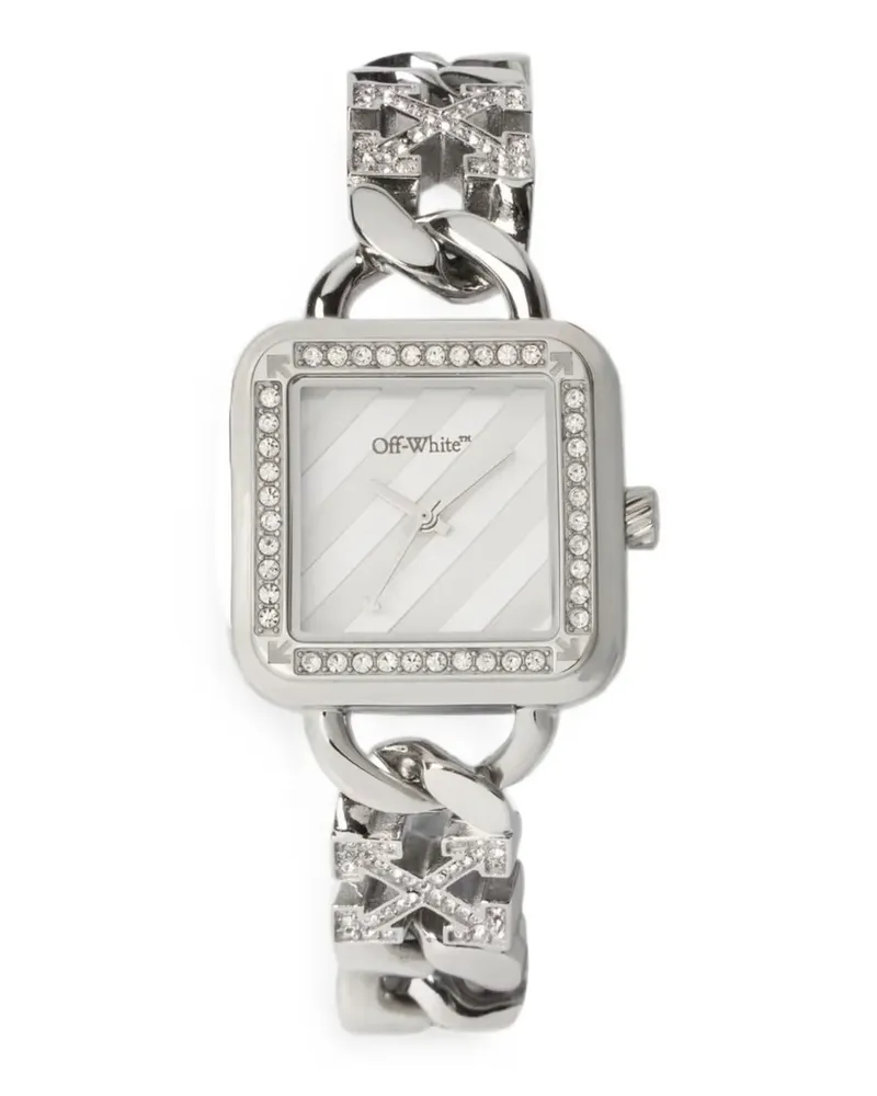 OFF-WHITE Street Bling 26,5mm watch - Weiß Weiß