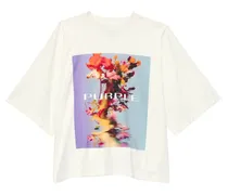 T-Shirt mit Farbklecks-Print