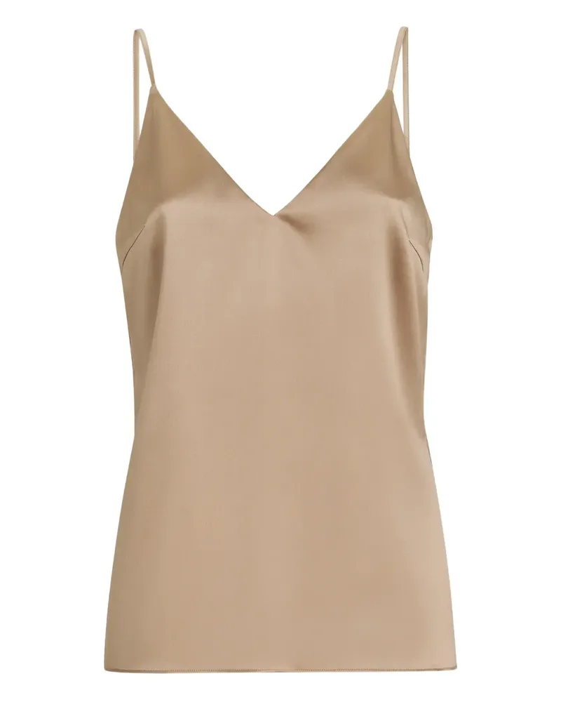 Brunello Cucinelli Oberteil mit V-Ausschnitt - Nude Nude