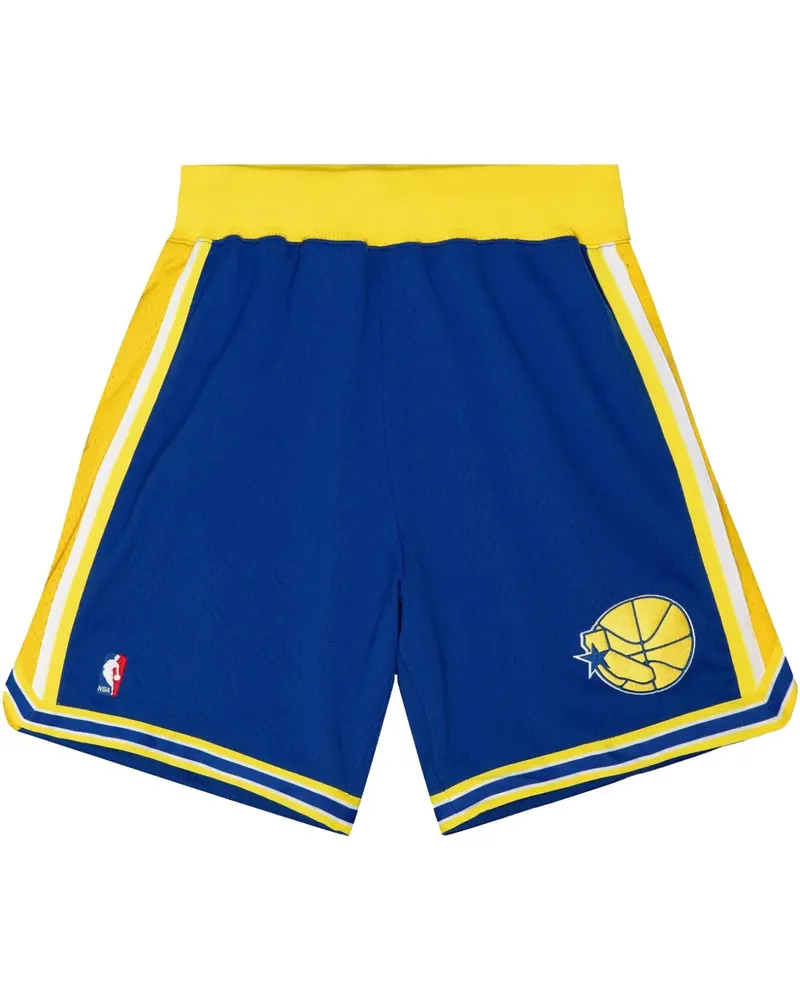Mitchell & Ness NBA Authentic Warriors 95 "Warriors" Shorts - Blau Blau