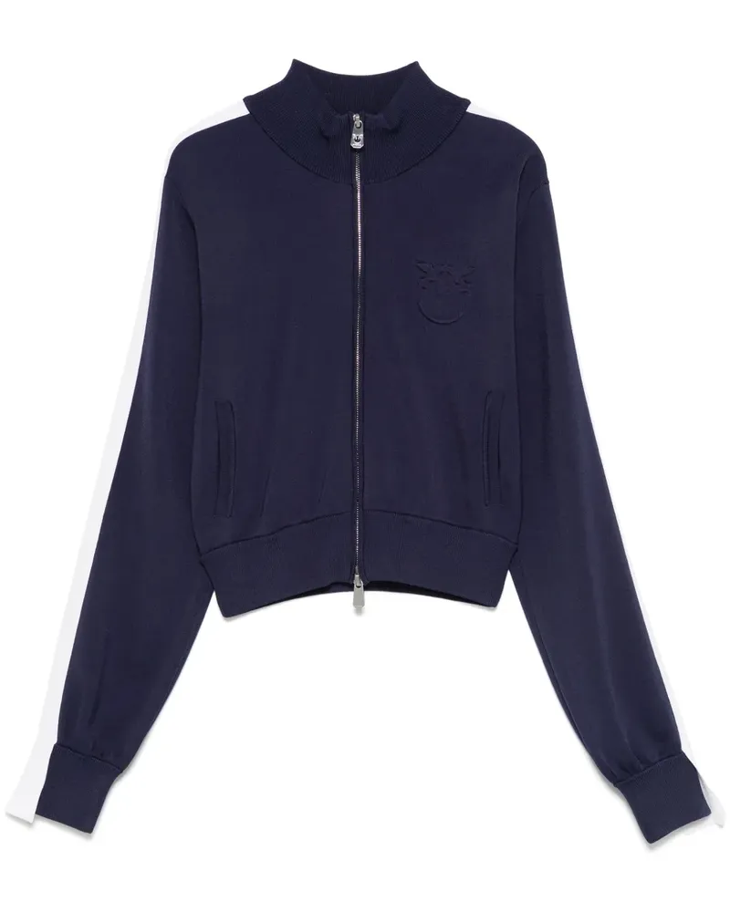 Pinko Sweatshirt mit Logo-Prägung - Blau Blau