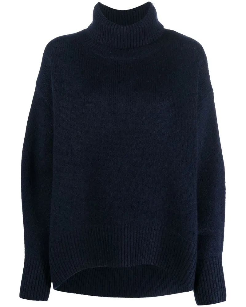 arch4 Pullover mit Rollkragen - Blau Blau