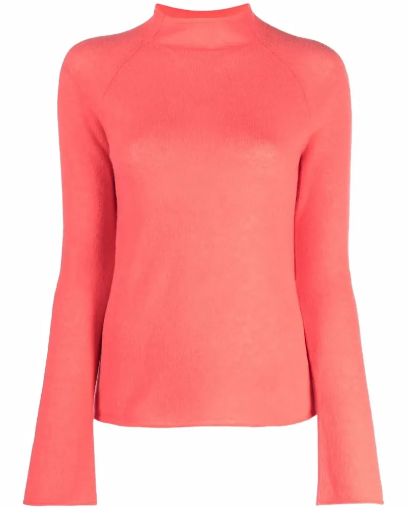 forte_forte Pullover mit Stehkragen - Rot Rot