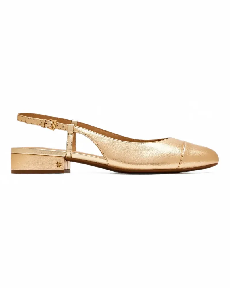 Michael Kors metallic slingback pumps - Gold Gold