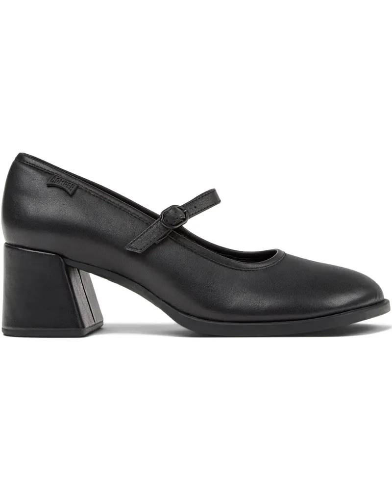 Camper Mary Janes mit Blockabsatz - Schwarz Schwarz