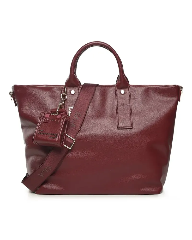 V°73 Tote Bag mit abnehmbarem Riemen - Rot Rot
